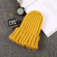 Load image into Gallery viewer, Knitted Kids Beanie Cap Infant Newborn Baby Boy Girl Hat Warm Children Baby Autumn Winter Girls Hat For Kids Toddler Bonnet Cap
