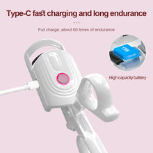Load image into Gallery viewer, Electric eyelash curler three speed temperature portable
