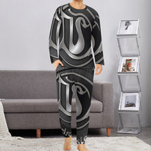 Load image into Gallery viewer, R_RH silver pendent grey men&#39;s pajama set
