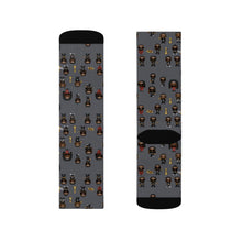 Load image into Gallery viewer, R_RH Grey Caricature Toon Men Sublimation Socks
