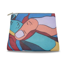 Load image into Gallery viewer, Joining hands of peace designer clutch bags
