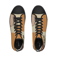 Load image into Gallery viewer, R_RH Tan and brown Huh Men&#39;s High Top Sneakers
