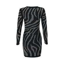 Load image into Gallery viewer, Diamond Long sleeved Short Bandage Dress for Women
