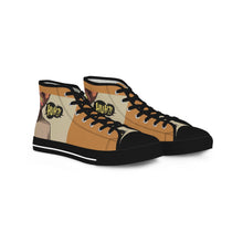 Load image into Gallery viewer, R_RH Tan and brown Huh Men&#39;s High Top Sneakers
