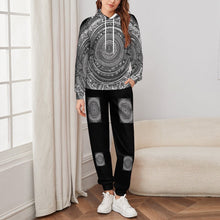 Load image into Gallery viewer, R&amp;RH Unisex Graphic Design Black Sweatsuit
