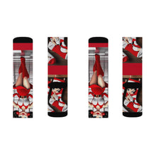 Load image into Gallery viewer, R&amp;RH Red Boots Caricatures Socks
