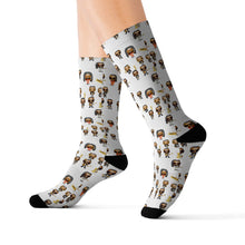 Load image into Gallery viewer, R_RH Caricature White Socks
