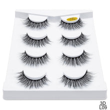 Load image into Gallery viewer, 5 Pairs 3D Mink Lashes Thickness False Eyelashes
