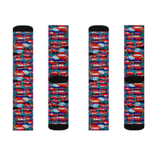 Load image into Gallery viewer, R&amp;RH Cars Sublimation Socks
