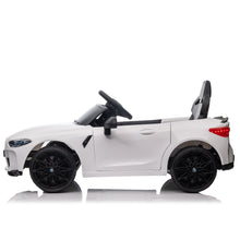 Load image into Gallery viewer, White BMW M4 12v Kids ride on toy car 2.4G W/Parents Remote Control Three speed adjustable
