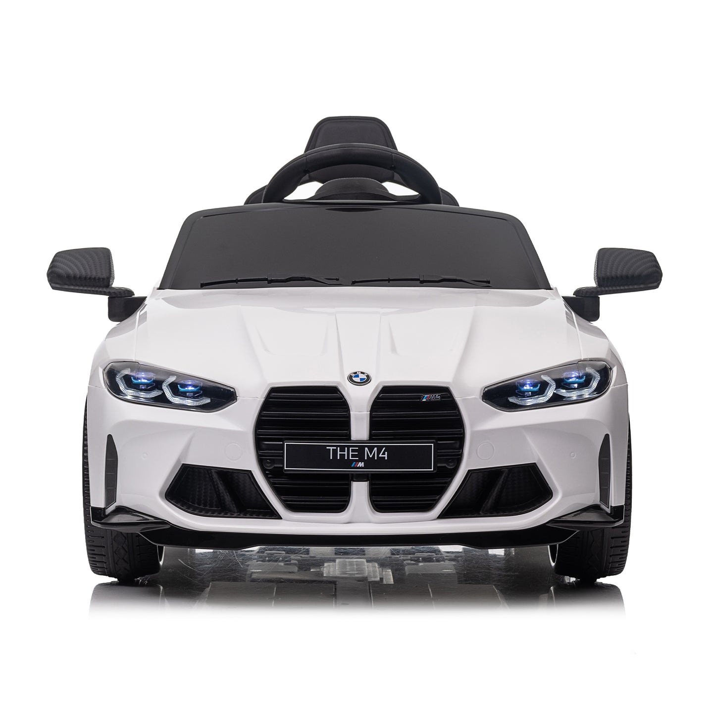 White BMW M4 12v Kids ride on toy car 2.4G W/Parents Remote Control Three speed adjustable