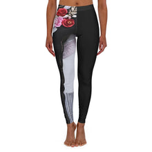 Load image into Gallery viewer, R_RH Women&#39;s Roses Spandex Leggings
