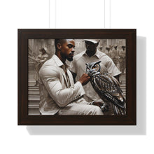 Load image into Gallery viewer, R_RH Owl &amp; Friend Framed Horizontal Poster
