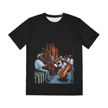 Load image into Gallery viewer, R_RH Men&#39;s Polyester Jazz Black Tee
