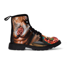 Load image into Gallery viewer, R_RH Tattoos Women&#39;s Canvas Canvas Boots
