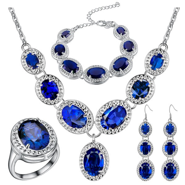 Woman Silver Jewelry Sets