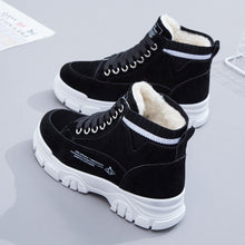 Load image into Gallery viewer, Cotton winter snow boots for women thickened and fleece ankle boots
