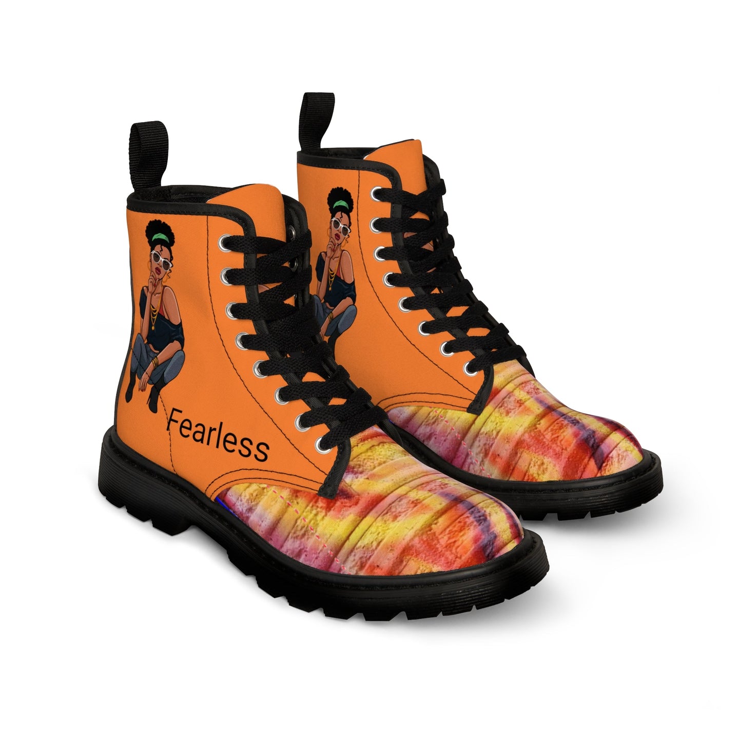 R_RH Fearless!  Women's Canvas Boots