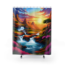 Load image into Gallery viewer, R_RH Vivid Landscape Shower Curtains
