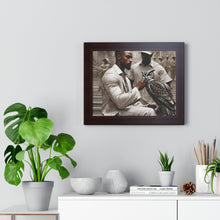 Load image into Gallery viewer, R_RH Owl &amp; Friend Framed Horizontal Poster
