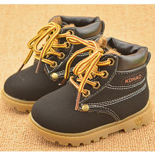 Load image into Gallery viewer, Winter Children&#39;s Boots Girls Boys Plush Martin Boots Casual Warm Ankle Shoes Kids Fashion Sneakers Baby Snow Boots
