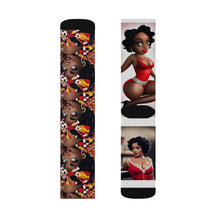 Load image into Gallery viewer, R_RH Red Caricature Sublimation Socks
