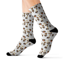 Load image into Gallery viewer, R_RH Caricature White Socks
