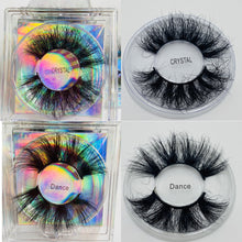 Load image into Gallery viewer, Net Red Thick 27mm Long Mink False Eyelashes
