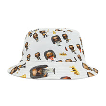 Load image into Gallery viewer, R_RH White Caricature Toons Bucket Hat
