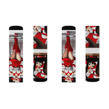 Load image into Gallery viewer, R_RH Women&#39;s Caricature White Socks
