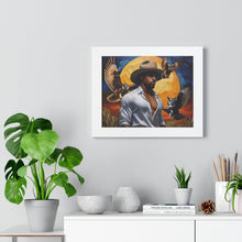 Load image into Gallery viewer, R_RH The Man and Owls  Framed Horizontal Poster
