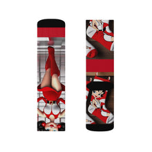 Load image into Gallery viewer, R&amp;RH Red Boots Caricatures Socks
