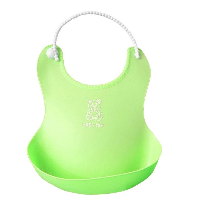 Baby Infant Toddler Waterproof Silicone Bib