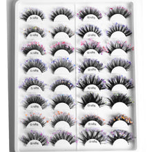 Load image into Gallery viewer, Multi Layer Thick Cross Mink Fluffy False Eyelashes
