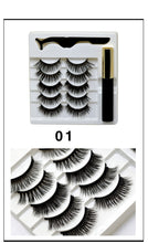 Load image into Gallery viewer, 5pairs Magnet Eyelash Magnetic Liquid Eyeliner&amp; Magnetic False
