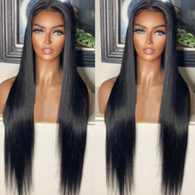 Load image into Gallery viewer, Natural Transition Front Lace Long Straight Wig&#39;s
