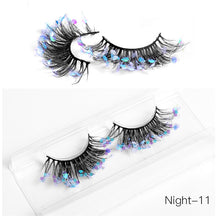 Load image into Gallery viewer, Multi Layer Thick Cross Mink Fluffy False Eyelashes
