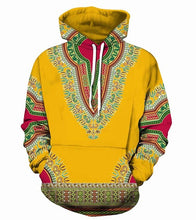 Load image into Gallery viewer, Traditional Print Men Woman African Dashiki hoodie
