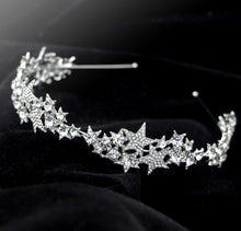 Load image into Gallery viewer, Star Crown New Hair Band Wedding Hair Accessories Bridal Jewelry
