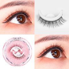 Load image into Gallery viewer, A Pair Of Glue-Free Self-Adhesive Eyelashes Reusable Double Glue Strips
