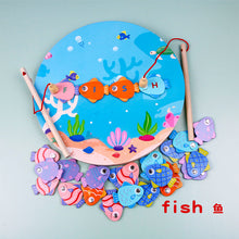 Load image into Gallery viewer, Wooden Magnetic Fishing Toys For Boys And Girls And Children

