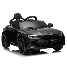 Load image into Gallery viewer, Black BMW M4 12v Kids ride on toy car 2.4G W/Parents Remote Control Three speed adjustable

