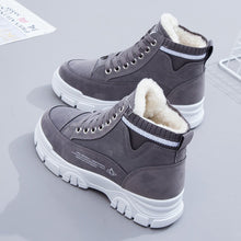 Load image into Gallery viewer, Cotton winter snow boots for women thickened and fleece ankle boots
