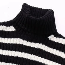 Load image into Gallery viewer, Woman Turtleneck Knitted Sweater Women Autumn Winter Long Sleeve Knit Cropped Sweaters For Women
