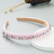 Load image into Gallery viewer, Hair Hoop Fashion Shiny Rhinestone Baroque Hair Hoop Hair Cave Female Korean Trend Thin Edge Hair Band Hair Accessories
