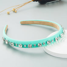 Load image into Gallery viewer, Hair Hoop Fashion Shiny Rhinestone Baroque Hair Hoop Hair Cave Female Korean Trend Thin Edge Hair Band Hair Accessories
