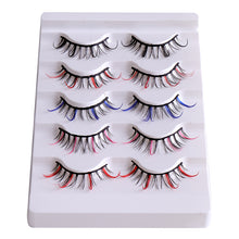 Load image into Gallery viewer, Multi-Layer thick cross mink 5 pairs of eyelashes
