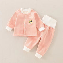 Load image into Gallery viewer, Children&#39;s Autumn And Winter Warm Suit Baby&#39;s Velvet One-Piece Outer Coat Pants For Boys And Girls

