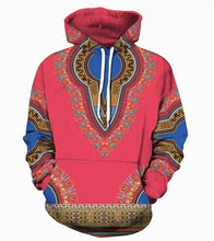 Load image into Gallery viewer, Traditional Print Men Woman African Dashiki hoodie
