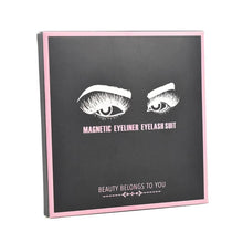 Load image into Gallery viewer, Magnetic False Eyelashes Eyeliner Magnet Eyelash Set 3 Pairs
